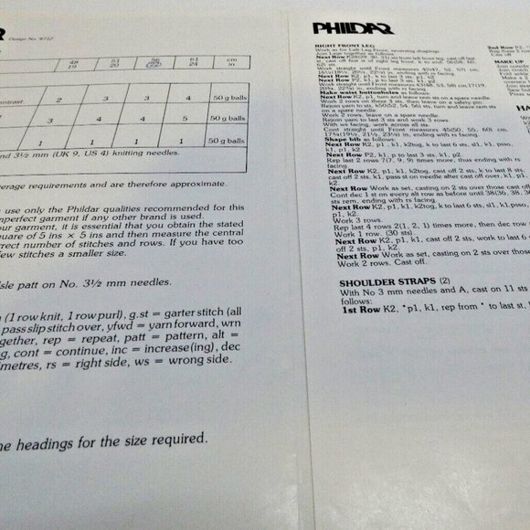 Vintage Pattern Cardigan Sweater & Pant Baby Child Double Knitting Worsted RARE - Picture 2 of 5